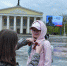 Волонтёры Победы вручили Георгиевские ленточки жителям и гостям города Белгорода - Управление культуры