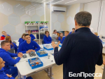 Белгородские школьники встретились с Вячеславом Гладковым в «Бригантине «Белогорье» - Изображение 2