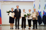 Вручение стипендии Губернатора Белгородской области для поддержки лучших студентов, обучающихся в профессиональных образовательных организациях и образовательных организациях высшего образования