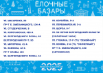 Где в Белгороде купить новогоднюю ель в 2024 году?