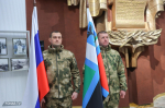 Добровольцам отряда «Барс» передали боевое знамя