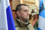 Добровольцам отряда «Барс» передали боевое знамя