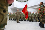 Добровольцам отряда «Барс» передали боевое знамя