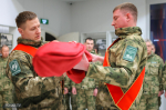 Добровольцам отряда «Барс» передали боевое знамя