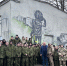 На территории Губкинского центра «Воин» появилось граффити «Алёшка» - Мир Белогорья