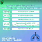 Передвижной флюорограф продолжает свою работу.