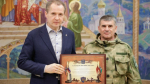 Вячеслав Гладков передал областные награды бойцам «Барс-Белгород»