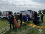 В Белгороде прошла тренировка по ликвидации разлива  нефтепродуктов