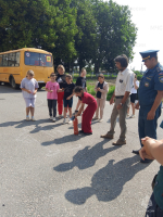В пришкольных лагерях проходят встречи с огнеборцами