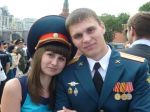 Александр с сестрой Еленой. Выпуск МВОКУ