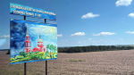 В белгородском приграничье на информационных щитах разместили детские рисунки
