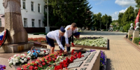 Сотрудники следственного управления приняли участие в памятных мероприятиях, посвященных 82-летию освобождения Грайворонского  и Борисовских районов Белгородской области от немецко-фашистских захватчиков - Следственный комитет