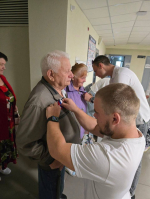 Акция ко Дню Государственного флага в пункте временного размещения