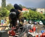 На территории филиала Воронежского экономико-правового института прошли пожарно-тактические учения