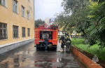 На территории филиала Воронежского экономико-правового института прошли пожарно-тактические учения