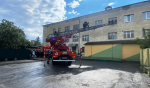 На территории филиала Воронежского экономико-правового института прошли пожарно-тактические учения