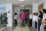 В БУКЭП состоялась церемония поднятия Государственного флага Российской Федерации