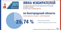 В Белгородской области на 15:00 явка избирателей составила 25,74% - Комсомольская Правда