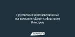 Компания «Даля» замешкалась с подачей иска к областному минстрою