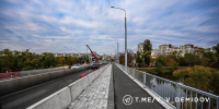 Мост на ул. Чумичова, соединяющий центральную часть Белгорода с Харгорой, уже заметно преобразился - Belnovosti.Ru