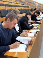 Шуховцы написали научно-технологический диктант «Технологии победы»