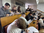 Шуховцы написали научно-технологический диктант «Технологии победы»
