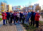 В Белгороде прошел субботник в сквере «Комсомольский»