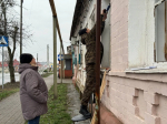 В белгородском Грайвороне строители закрывают в домах тепловой контур после атак БПЛА
