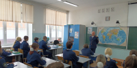 Ветеран следствия провел встречу с кадетами СК России в МБОУ СОШ-20 города Белгорода - Следственный комитет