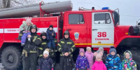 В детский сад на пожарной машине - МЧС