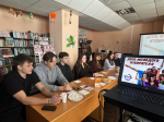 В Комсомольской библиотеке прошёл правовой час ко Дню молодого избирателя.