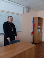 Встреча студентов БГИИК с отцом Михаилом Артёменко