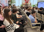 В Комсомольской школе прошла профориентационная встреча с представителем Белгородского юридического института имени Ивана Дмитриевича Путилина.
