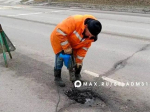 На улице Корочанской в Белгороде сделали ямочный ремонт - Изображение 1