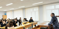 Белгородский росгвардеец рассказал школьникам о том, где куются офицерские кадры ведомства - Росгвардия