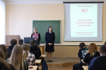 «Скажи в зависимости НЕТ. Пагубные последствия немедицинского потребления наркотиков» – с такой темой выступила перед студентами БУКЭП представитель правоохранительных органов