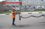 Ямочный ремонт в Белгороде продолжается. Специалисты применяют разные методики