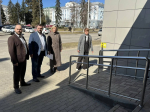 Совместно с Уполномоченным по правам ребёнка в Белгородской области Галиной Анатольевной Пятых  продолжается работа по оценке доступности образовательной среды и инфраструктуры для студентов с ограниченными возможностями здоровья
