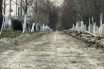 В Белгороде благоустраивают прогулочную зону по малому проезду проспекта Б. Хмельницкого