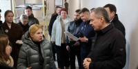 Вячеслав Гладков проинспектировал строительство школы «Пифагор» в Белгороде - Сетевое издание Знамя 31