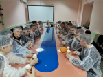 Школьники Разуменской школы «Вектор Успеха» побывали на Белгородском хладокомбинате.