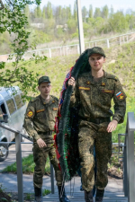 Шуховцы почтили память павших героев в преддверии Дня Победы