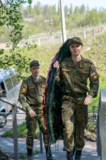 Шуховцы почтили память павших героев в преддверии Дня Победы