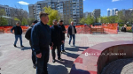 В Белгороде сквер на ул. Дегтярева продолжают обновлять