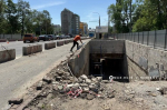 В Белгороде продолжают ремонтировать подземный переход «Энергомаш»