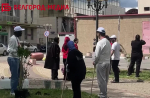 В Белгороде студенты-иностранцы высадили на аллее цветущие кусты сирени