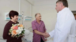 Врио губернатора навестил в больнице пострадавших от атак ВСУ белгородцев
