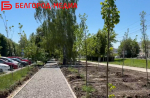 В Белгороде продолжают благоустройство прогулочной зоны вдоль проспекта Б. Хмельницкого