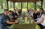 Завершением велопробега стал вкусный обед