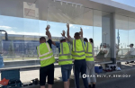 На ул. Щорса в Белгороде завершают ремонт остановочных павильонов